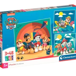CLEMENTONI Patrulla Canina Puzzle 3x48 Piezas- Puzzles Y Construcciones