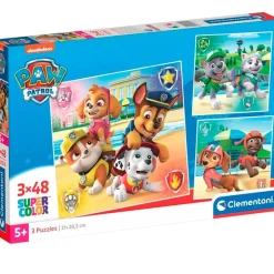 CLEMENTONI Patrulla Canina Puzzle 3x48 Piezas- Puzzles Y Construcciones