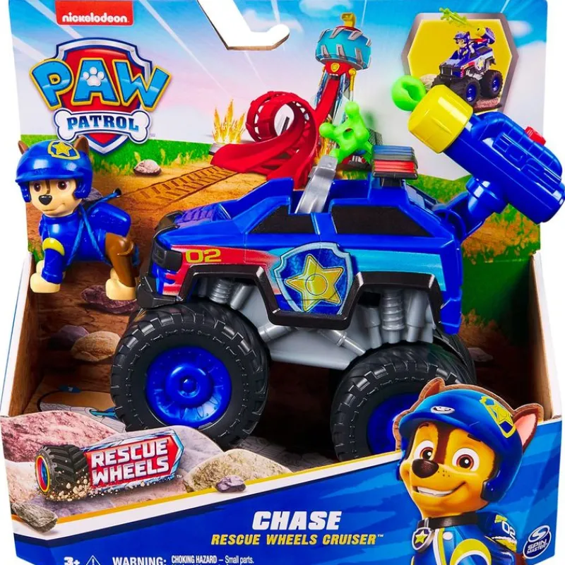 SPIN MASTER Patrulla Canina Rescue Wheels Vehículo Chase- Figuras Y Figuras De Acción