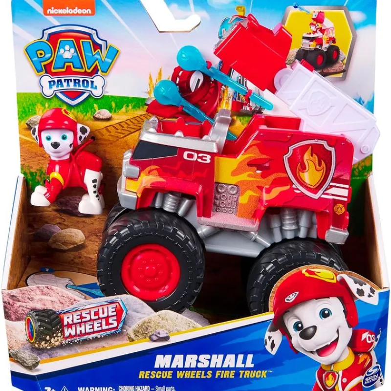 SPIN MASTER Figuras Y Figuras De Acción|Patrulla Canina Rescue Wheels Vehículo Marshall