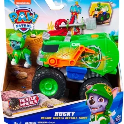 SPIN MASTER Patrulla Canina Rescue Wheels Vehículo Rocky- Figuras Y Figuras De Acción