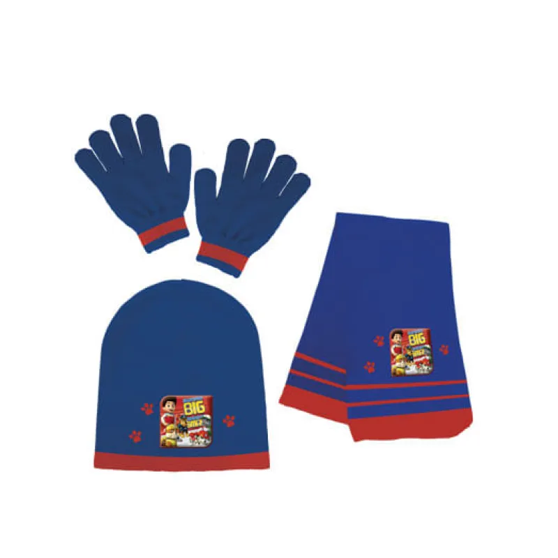 KIDS EUROSWAN Patrulla Canina Set Gorra/Bufanda/Guantes- Ropa Y Complementos