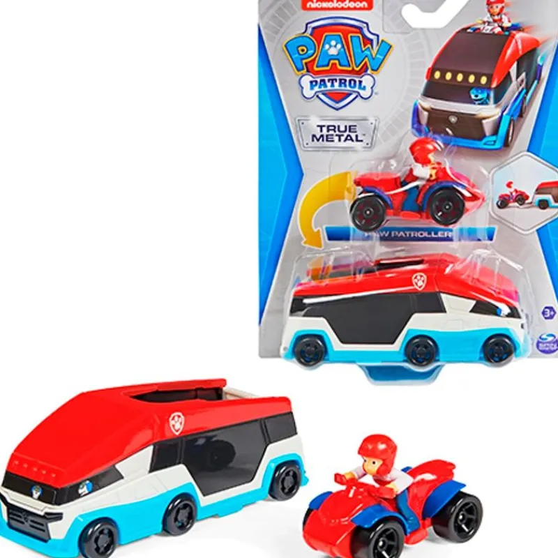 SPIN MASTER Patrulla Canina True Metal Paw Patroller- Figuras Y Figuras De Acción|Vehículos, Trenes Y Parkings