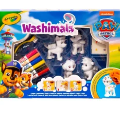 CRAYOLA Patrulla Canina Washimals Pack 4 Cachorros- Manualidades