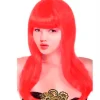 DRIM DISCOUNT Disfraces Y Complementos|Disfraces Y Complementos|Peluca Larga Lisa Roja