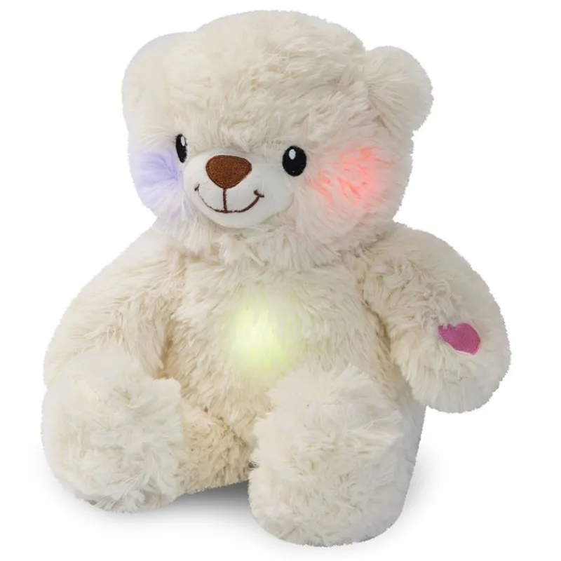 DRIM DISCOUNT Peluche Oso Blanco con Luz- Primera Infancia Y Preescolar