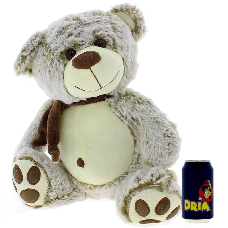 SELECCION DRIM Primera Infancia Y Preescolar|Peluche Oso con Bufanda 30 cm