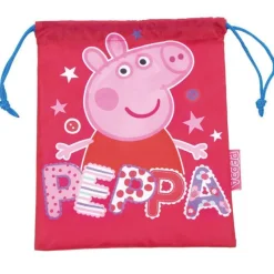 ARDITEX Peppa Pig Bolsa Merienda- Escolar