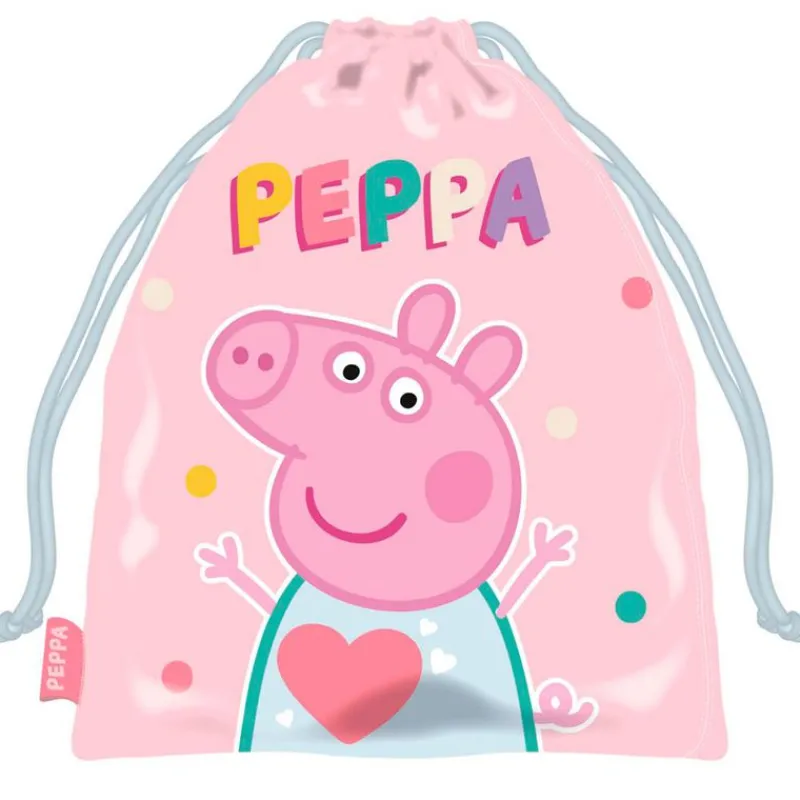 ARDITEX Peppa Pig Bolsa Merienda- Escolar