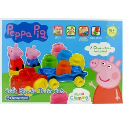 CLEMENTONI Primera Infancia Y Preescolar|Vehículos, Trenes Y Parkings|Peppa Pig Clemmy Baby Tren Bloques