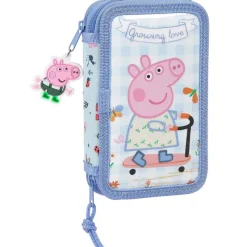 SAFTA Peppa Pig Estuche Doble- Escolar