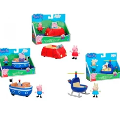 HASBRO Vehículos, Trenes Y Parkings|Peppa Pig Mini Vehículo con Personaje Surtido