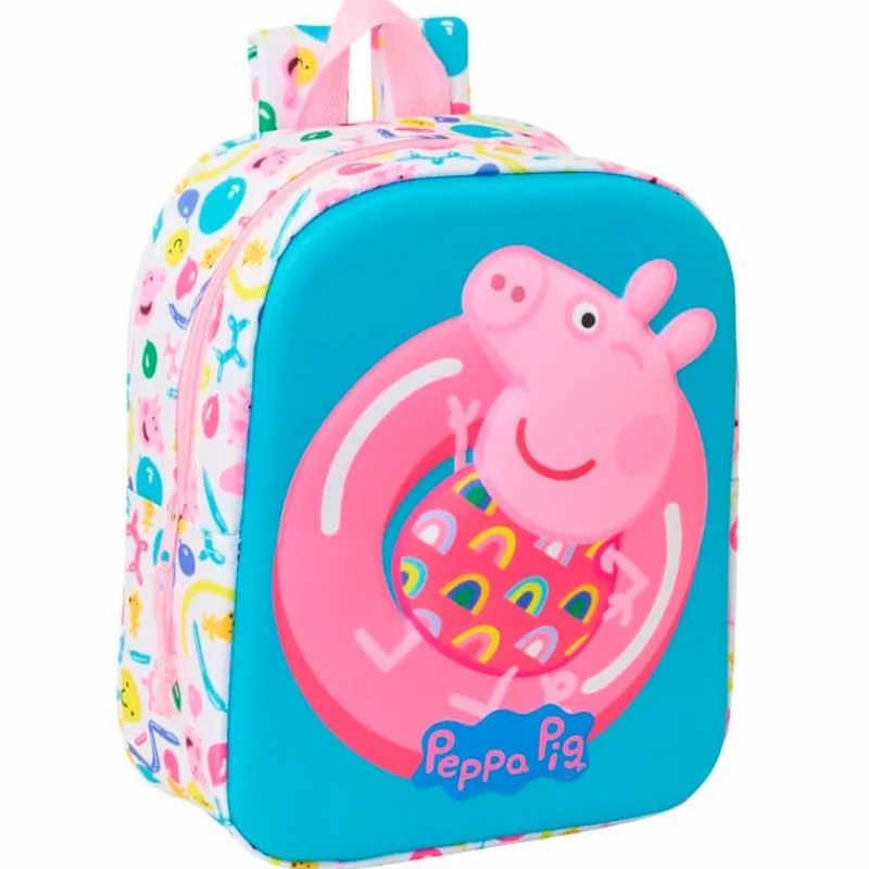 SAFTA Peppa Pig Mochila Guardería 3D- Escolar