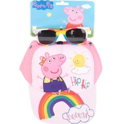 SELECCION DRIM Peppa Pig Pack Gorra + Gafas- Ropa Y Complementos