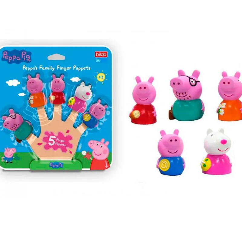 SELECCION DRIM Juegos Y Juguetes De Imitación|Peppa Pig Pack Marionetas Dedos