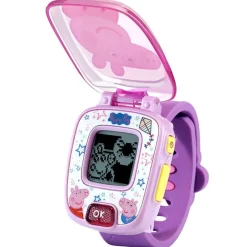 VTECH Electrónicos|Primera Infancia Y Preescolar|Peppa Pig Reloj Morado