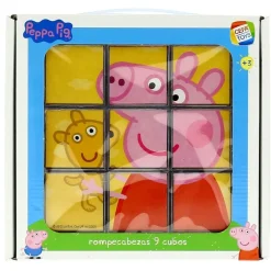 CEFA Puzzles Y Construcciones|Peppa Pig Rompecabezas de 9 cubos