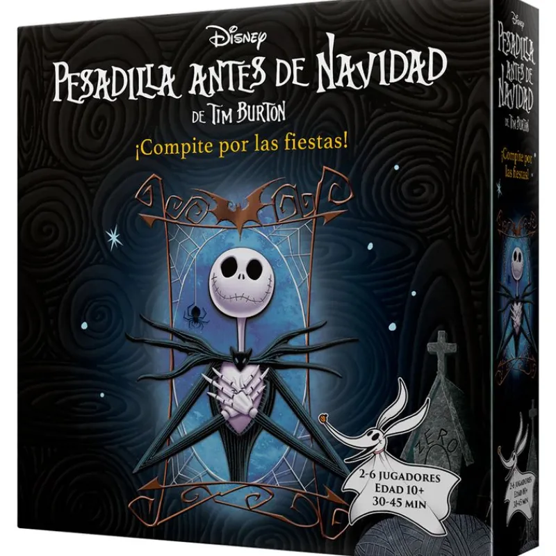 ASMODEE Halloween|Amigos Y Familia|Pesadilla Antes de Navidad Juego Mesa
