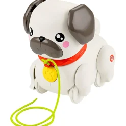 FISHER PRICE Pet Pals Pasea al Perrito Pug Juguete Arrastre- Primera Infancia Y Preescolar