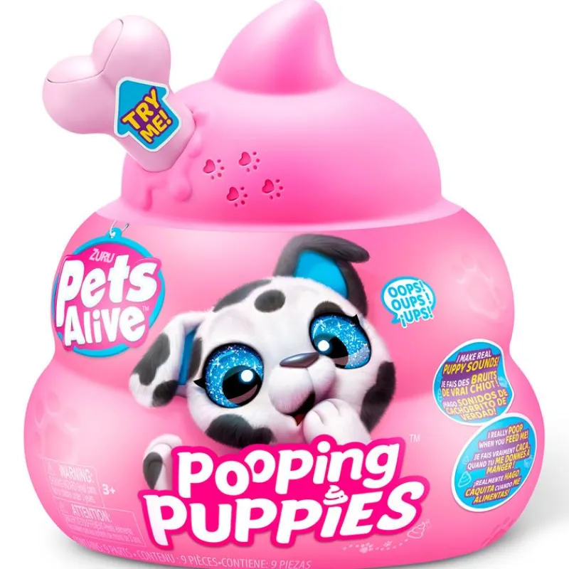ZURU Manualidades|Pets Alive Pooping Puppies Caca Perrito Sorpresa