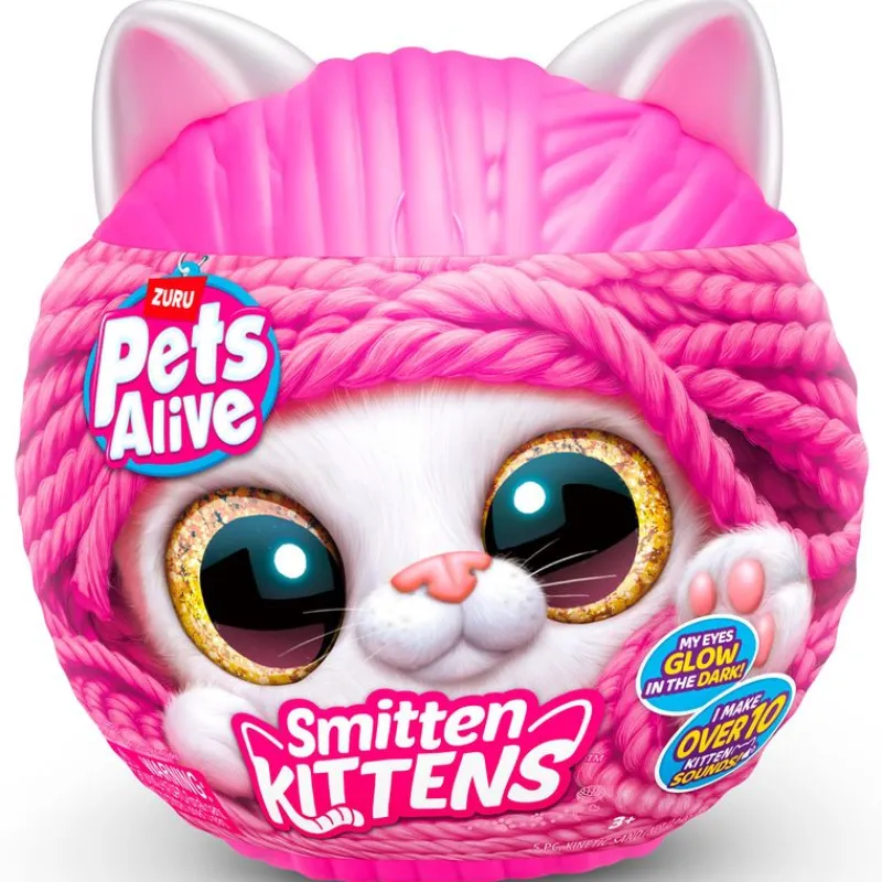 ZURU Pets Alive Smitten Kittens Gato Interactivo Sorpresa- Manualidades