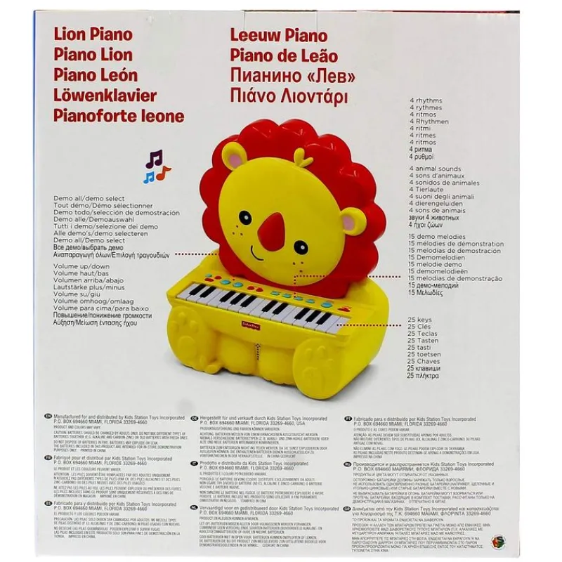 FISHER PRICE Piano Musical León- Instrumentos Musicales
