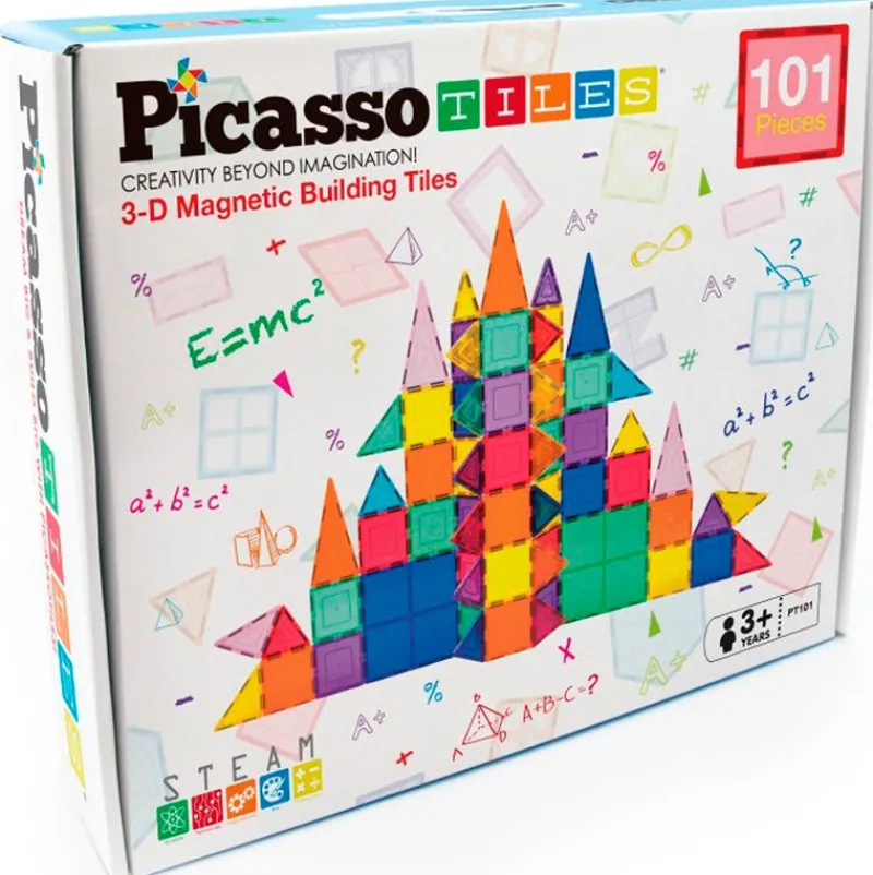 CEFA Puzzles Y Construcciones|Picasso Tiles Bloques Magnéticos 101 Piezas