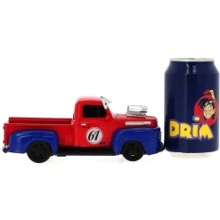 SELECCION DRIM Coches Radio Control (R/C)|Pick-Up American Vintage Roja R/C a Escala 1:24