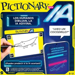 MATTEL Juegos De Mesa|Pictionary vs Inteligencia Artificial Juego Mesa