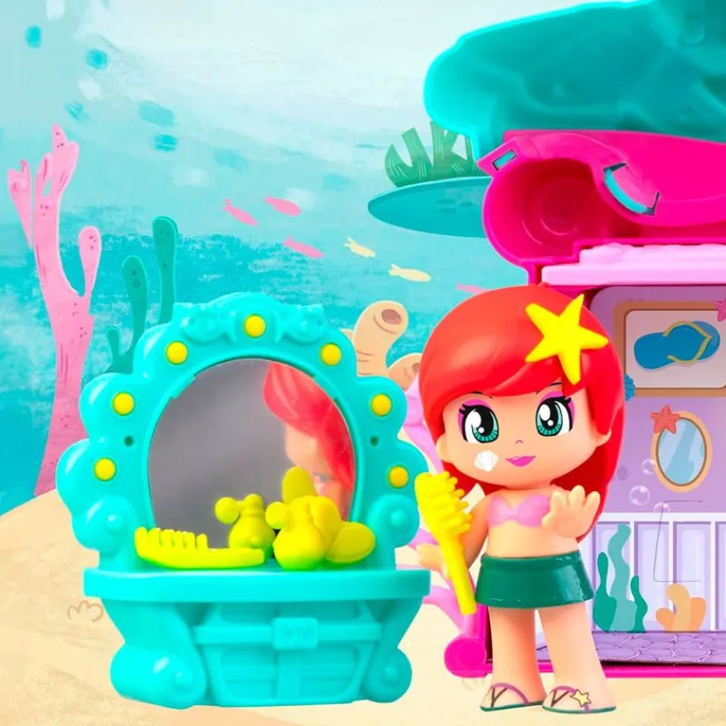 FAMOSA Muñecas|Pinypon Casa del Mar Sirenita