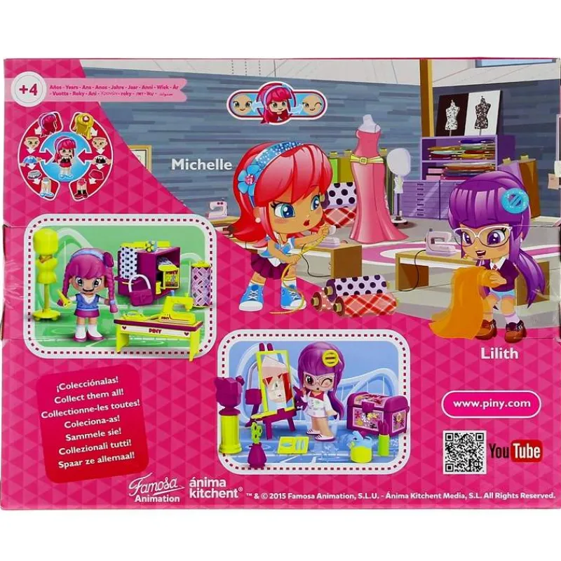 FAMOSA Pinypon Clase Sastrería Michelle- Muñecas