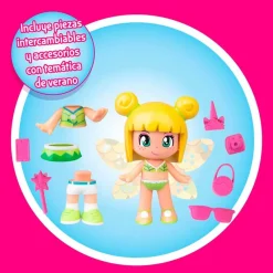FAMOSA Pinypon Hada Mágica Verano- Muñecas
