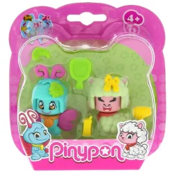 FAMOSA Pinypon Pack Mariposa y Oveja- Muñecas