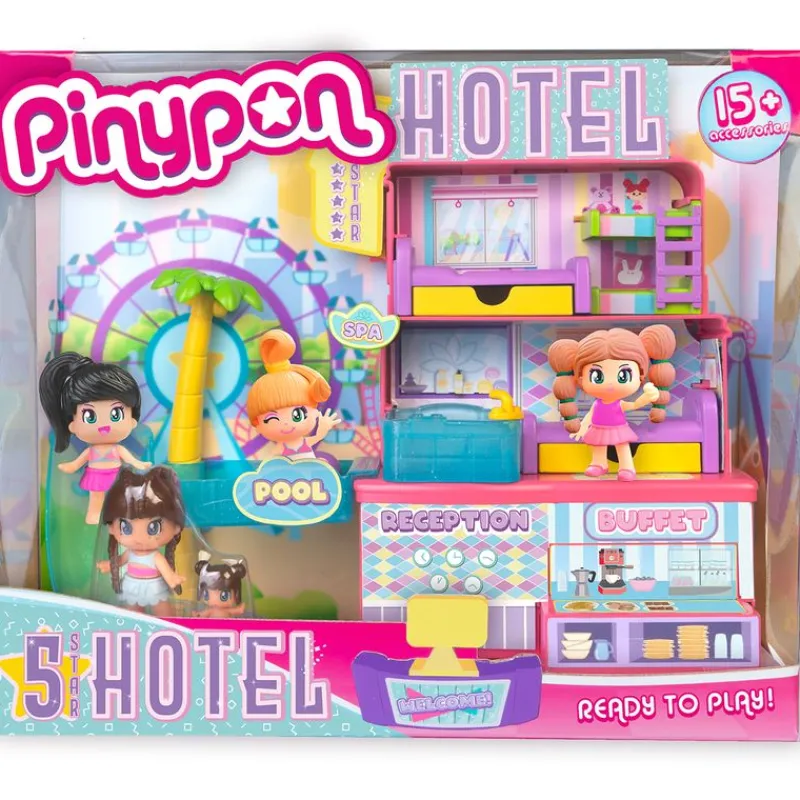 FAMOSA Pinypon Playset Hotel 5 Estrellas- Muñecas