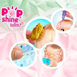 FAMOSA Pinypon Pop & Shine Cuentos- Muñecas