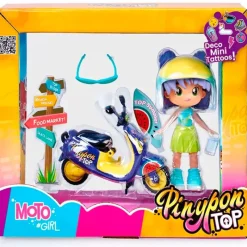 FAMOSA Pinypon TOP Moto Girl- Muñecas