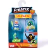 MAGIC BOX Manualidades|Piratix Shark Treasure Pack 4 Figuras Sorpresa