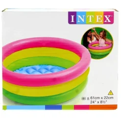 INTEX Piscina Anillos Multicolor- Aire Libre