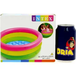 INTEX Piscina Anillos Multicolor- Aire Libre