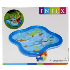 INTEX Piscina Infantil Tiburones con Pulverizador- Aire Libre