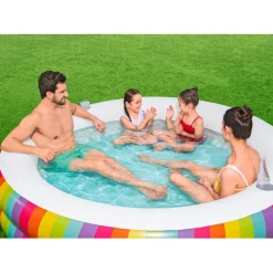 BESTWAY Piscina Rainbow Dreams 206 x 51 cm- Aire Libre