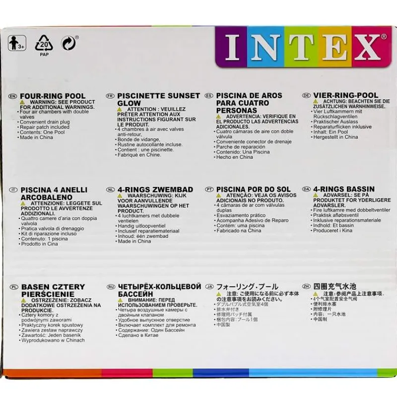DRIM DISCOUNT Piscina Redonda 4 Anillas- Aire Libre