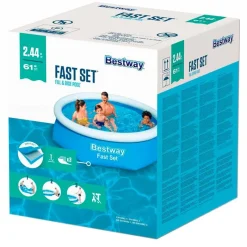 BESTWAY Piscina Redonda + Bomba Depuradora- Aire Libre