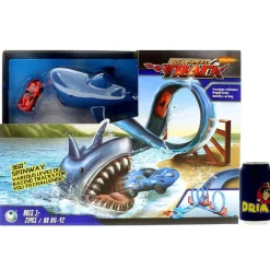 DRIM DISCOUNT Vehículos, Trenes Y Parkings|Pista Lanzadera Tiburón con Looping