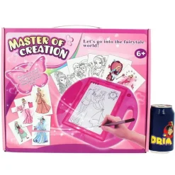 DRIM DISCOUNT Manualidades|Pizarra Diseña la Moda con Luz