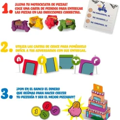 CREATIVE TOYS Pizza Boy City Mission Juego Mesa- Juegos De Mesa