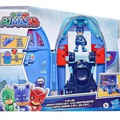 HASBRO PJ Mask Playset Cuartel General 2 en 1- Figuras Y Figuras De Acción