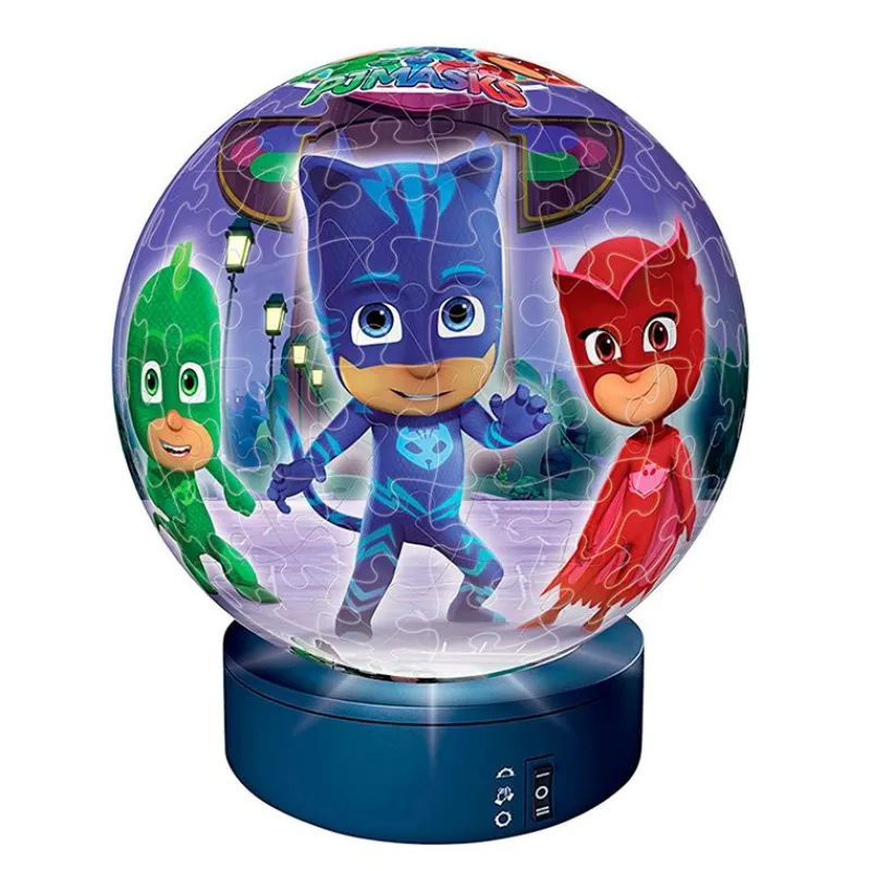 RAVENSBURGER PJ Masks Puzzle Lámpara de 72 Piezas- Puzzles Y Construcciones
