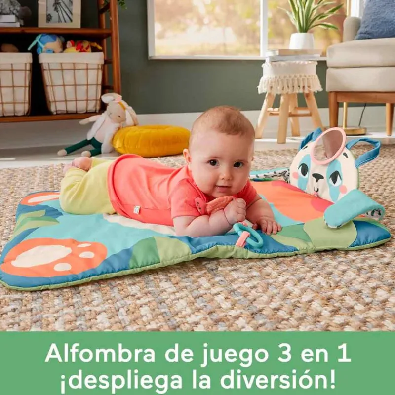 FISHER PRICE Planet Friends Alfombra Panda 3 en 1 Actividades- Primera Infancia Y Preescolar