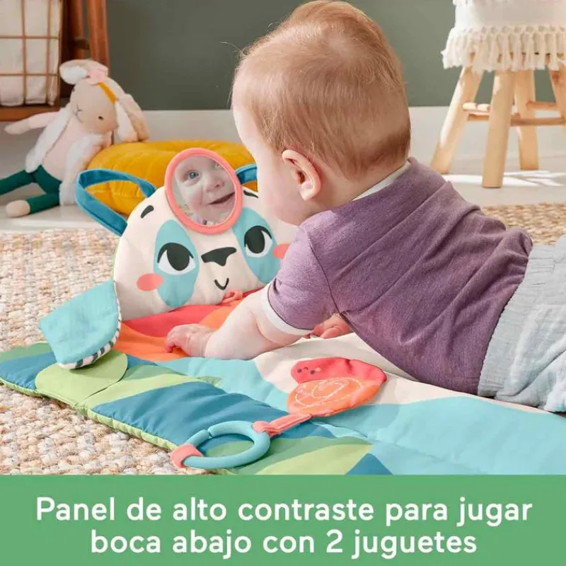 FISHER PRICE Planet Friends Alfombra Panda 3 en 1 Actividades- Primera Infancia Y Preescolar